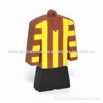 Promotional Multifunction USB Flash Drive, Made of 100% PVC, Comes in Shirt Shape